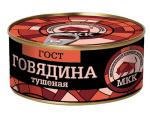 Говядина тушеная Премиум ГОСТ в/с ж/б с ключом 325гр 1/12шт МКК Балтийский