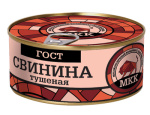 Свинина тушеная Премиум ГОСТ в/с ж/б с ключом 325гр 1/12шт МКК Балтийский