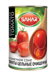 Томаты целые очищенные в с/с ж/б 400гр (200гр) 1/24шт SAHAR Иран