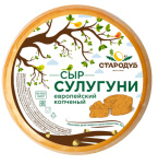 Сулугуни Европейский копченый сыр в/у 45% РФ ~0,7кг/~13кг