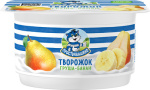 Творожный продукт 110гр Творожок Груша/Банан  3,6% 1/8шт Простоквашино
