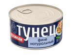 Тунец филе натуральный ж/б 185гр 1/24шт Пеликан Тайланд