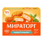 Наггетсы куриные Хрустящие 300гр 1/12шт Мираторг