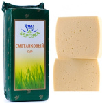 Сметанковый полутв сыр 50% брус ~3,5кг/ ~10кг ТМ Березка Столин РБ
