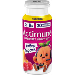 Актимуно 95гр (6шт) персик малина Кибер Персик 1,5%