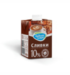 Сливки ТБА 10% ультрапастеризованные 500гр Чудское озеро