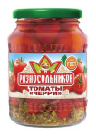 Томаты черри маринов. ст/б 680гр(340) 1/8шт Разносольников РФ