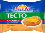 Тесто слоеное дрожжевое 400гр 1/18шт Морозко