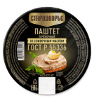 Паштет печёночный со сливочным маслом ГОСТ 100гр 1/20шт Стародворье