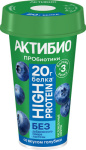 АктиБио питьевая 190гр 1/6шт голубика