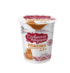 Ряженка 2,5% 380гр 1/12шт Нежность Славянские традиции