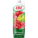 Яблочно-вишневый нектар осветленный 1л (12шт) АВС